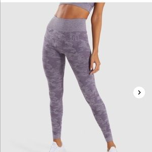 Seamless Camouflage Pants Purple
